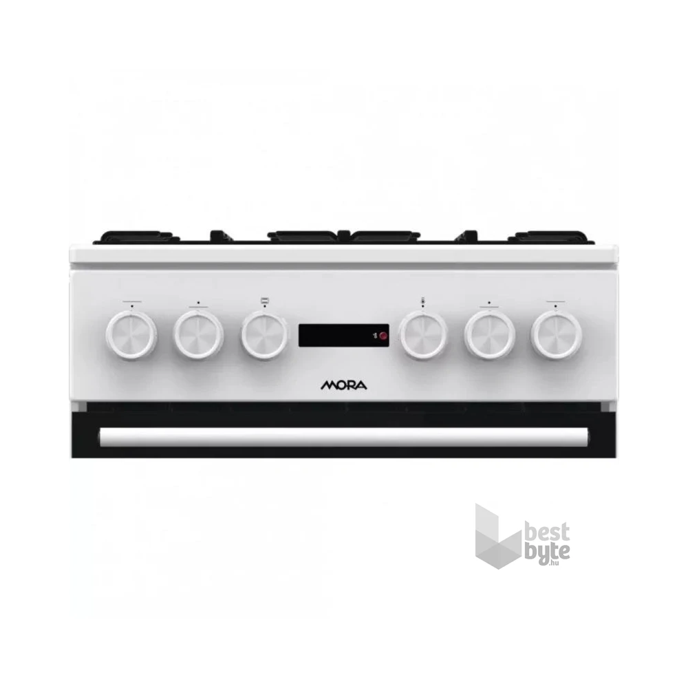 Mora K4255CW fehér, szabadonálló, gáz, kombinált, főzőzóna:4, sütőtér:70L, tűzhely