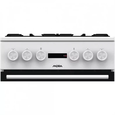 Mora K4255CW fehér, szabadonálló, gáz, kombinált, főzőzóna:4, sütőtér:70L, tűzhely