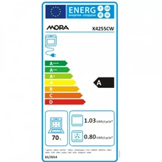 Mora K4255CW kombinált tűzhely
