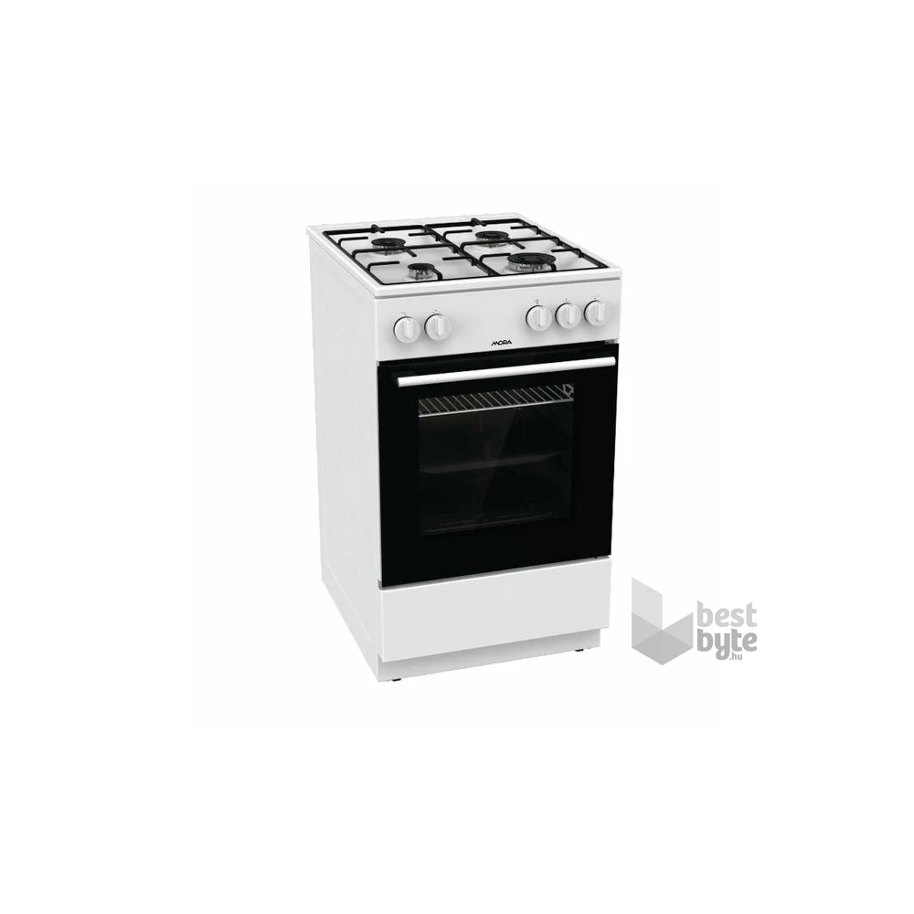 Mora P2241AW1 fehér, szabadonálló, gáz, főzőzóna: 4, sütő:70L, tűzhely