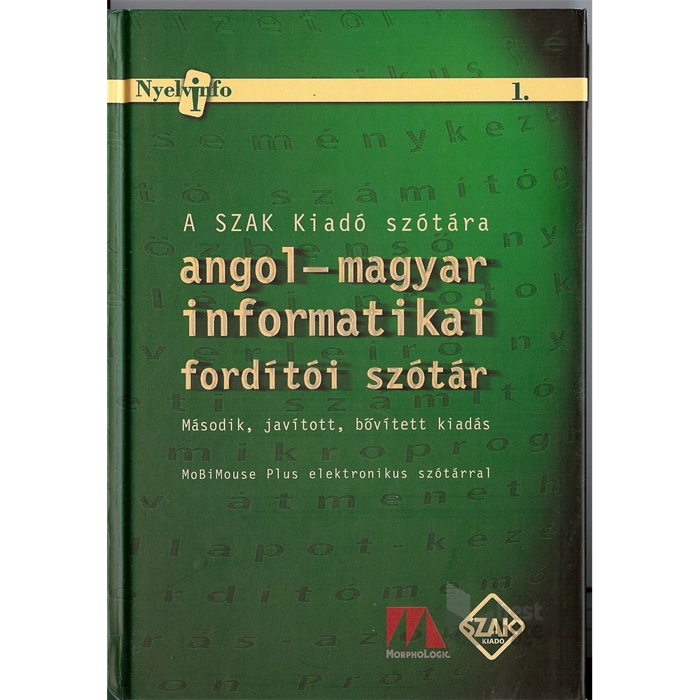 Morphologic angol–magyar, magyar–angol informatikai nagyszótár online szoftver