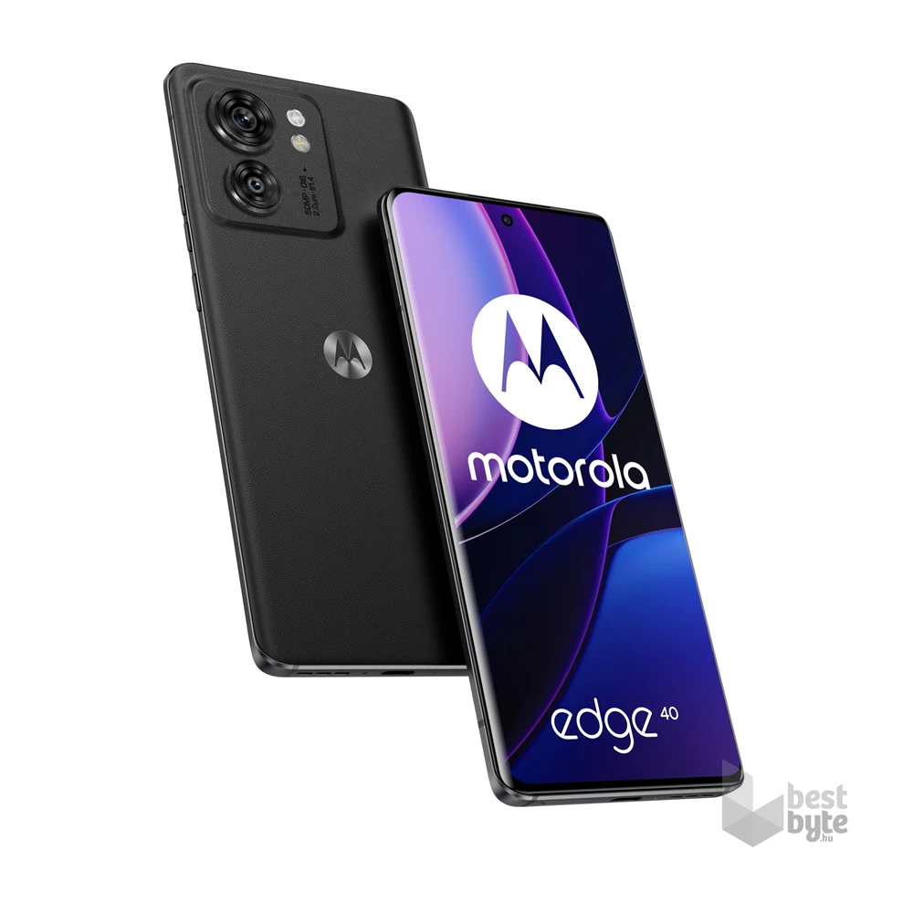 Motorola Edge 40 8/256GB DualSIM kártyafüggetlen okostelefon - fekete (Android)