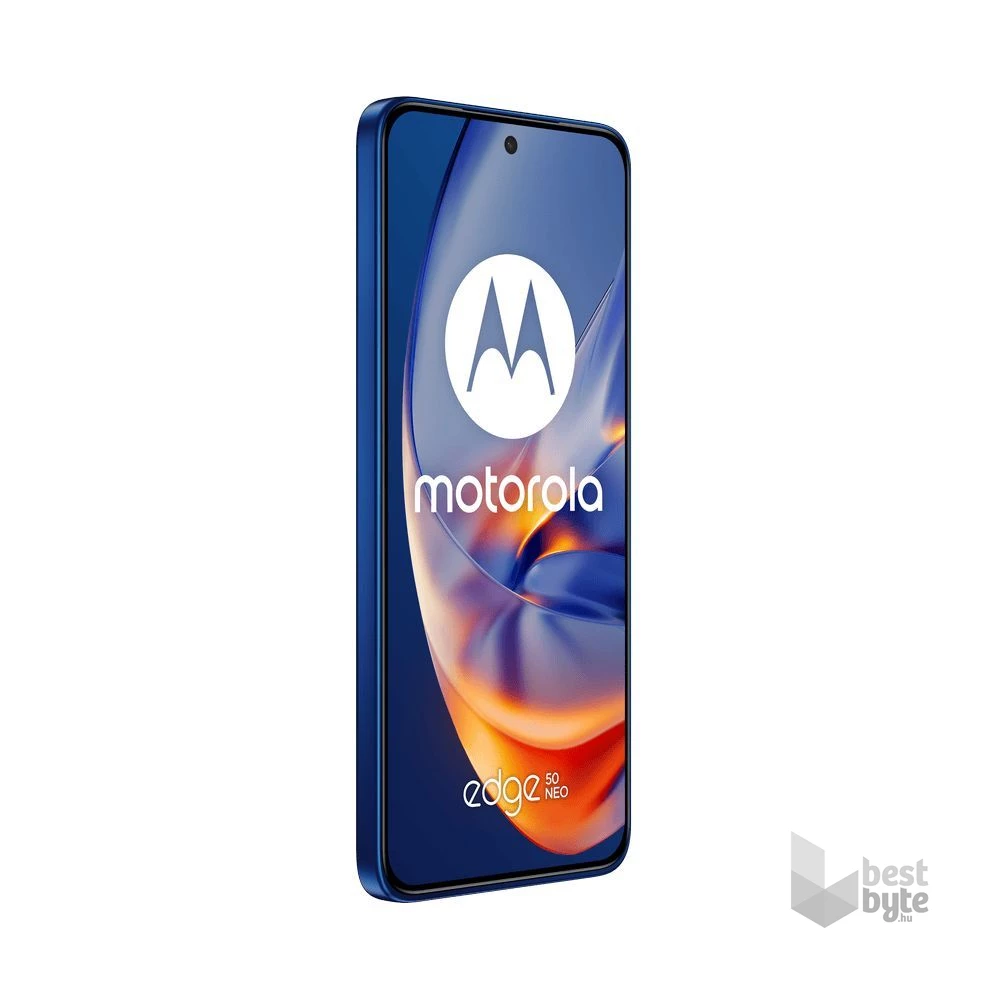 Motorola Edge 50 Neo 8/256GB DualSIM kártyafüggetlen okostelefon - Pantone Nautical Blue (Android) (Újracsomagolt)