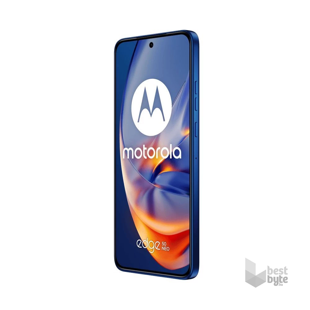 Motorola Edge 50 Neo 8/256GB DualSIM kártyafüggetlen okostelefon - Pantone Nautical Blue (Android) (Újracsomagolt)