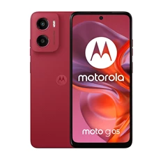 Motorola Moto G05 4/128GB DualSIM kártyafüggetlen okostelefon - piros (Android)