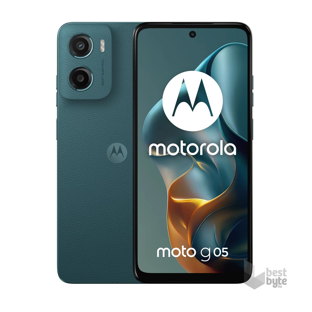 Motorola Moto G05 4/128GB DualSIM kártyafüggetlen okostelefon - zöld (Android)