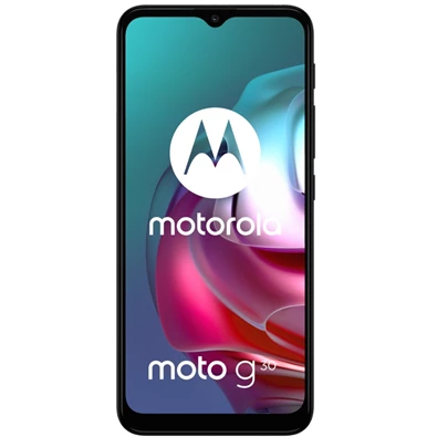 Motorola Moto G30 4GB/128GB DualSIM kártyafüggetlen okostelefon - Dark Pearl (Android)