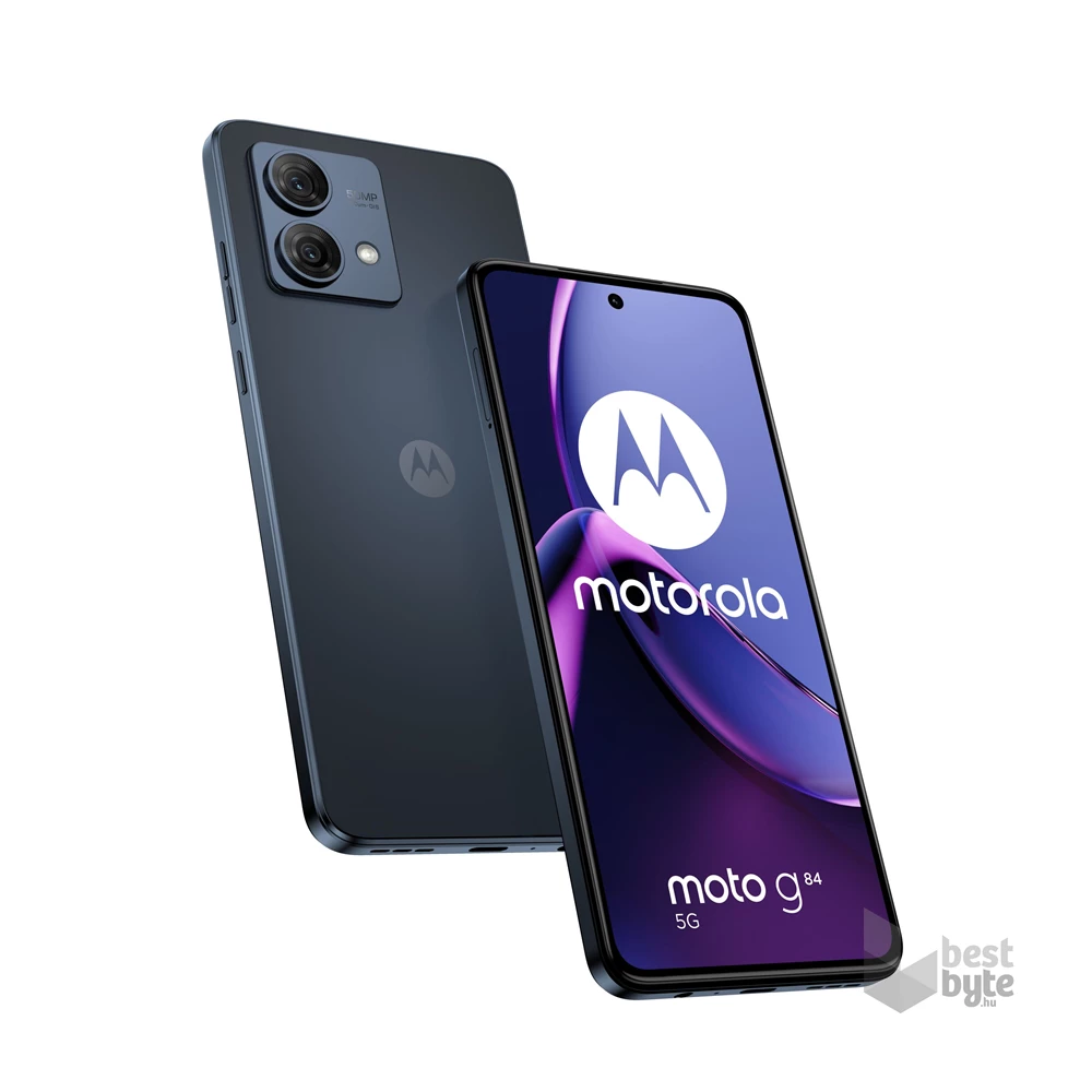 Motorola Moto G84 12/256GB DualSIM kártyafüggetlen okostelefon - Midnight Blue (Android)