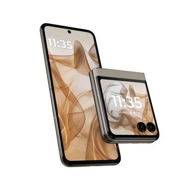 Motorola Razr 50 8/256GB DualSIM kártyafüggetlen okostelefon - homok (Android)