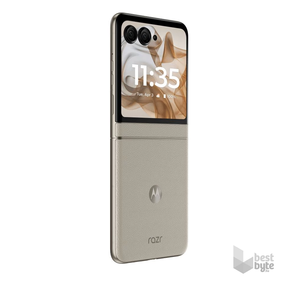 Motorola Razr 50 8/256GB DualSIM kártyafüggetlen okostelefon - homok (Android)