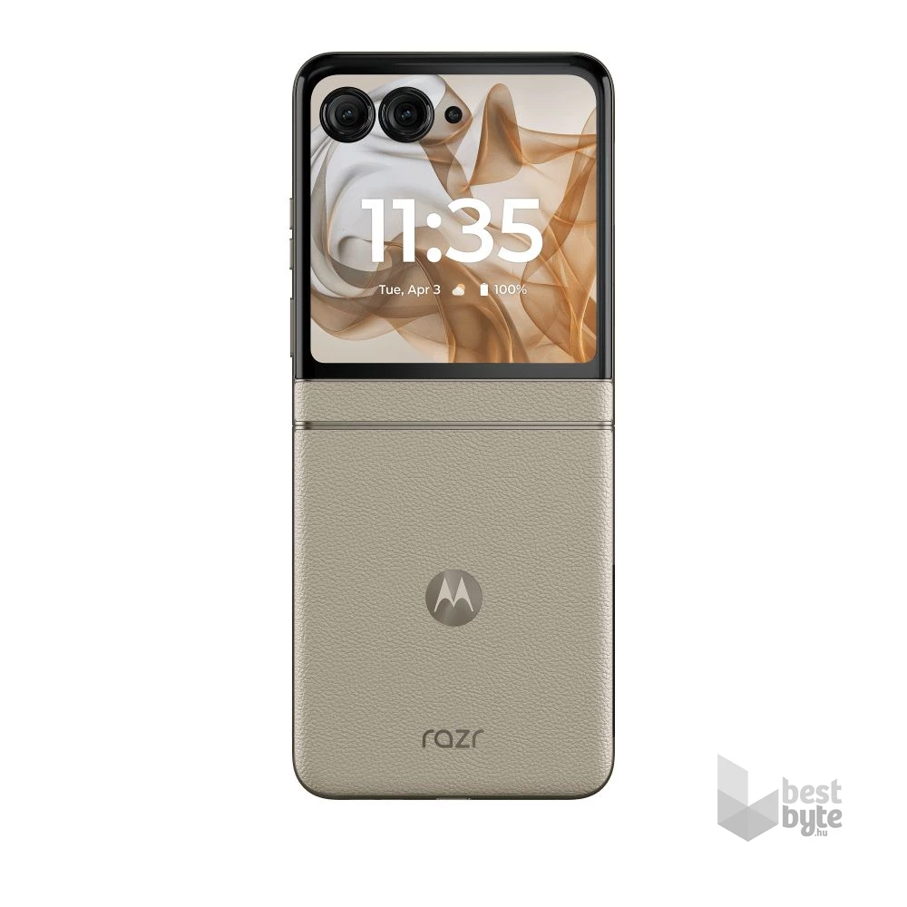 Motorola Razr 50 8/256GB DualSIM kártyafüggetlen okostelefon - homok (Android)