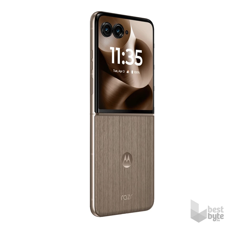 Motorola Razr 60 Ultra 16/512GB DualSIM kártyafüggetlen okostelefon - Pantone Mountain trail - barna
