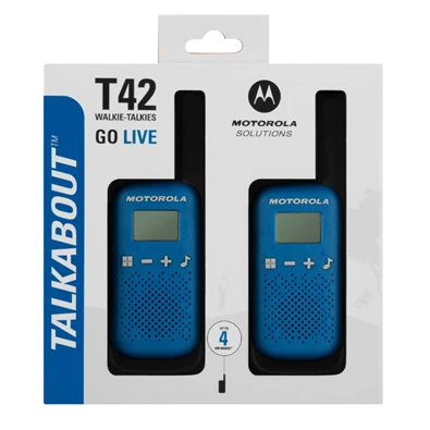 Motorola Talkabout T42 kék walkie talkie (2db)