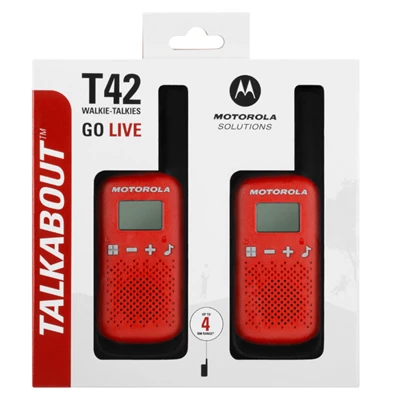 Motorola Talkabout T42 piros walkie talkie (2db)