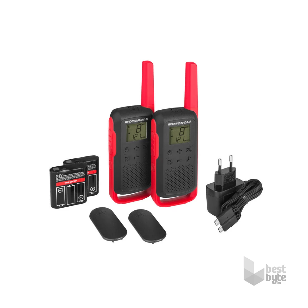 Motorola Talkabout T62 piros walkie talkie (2db)