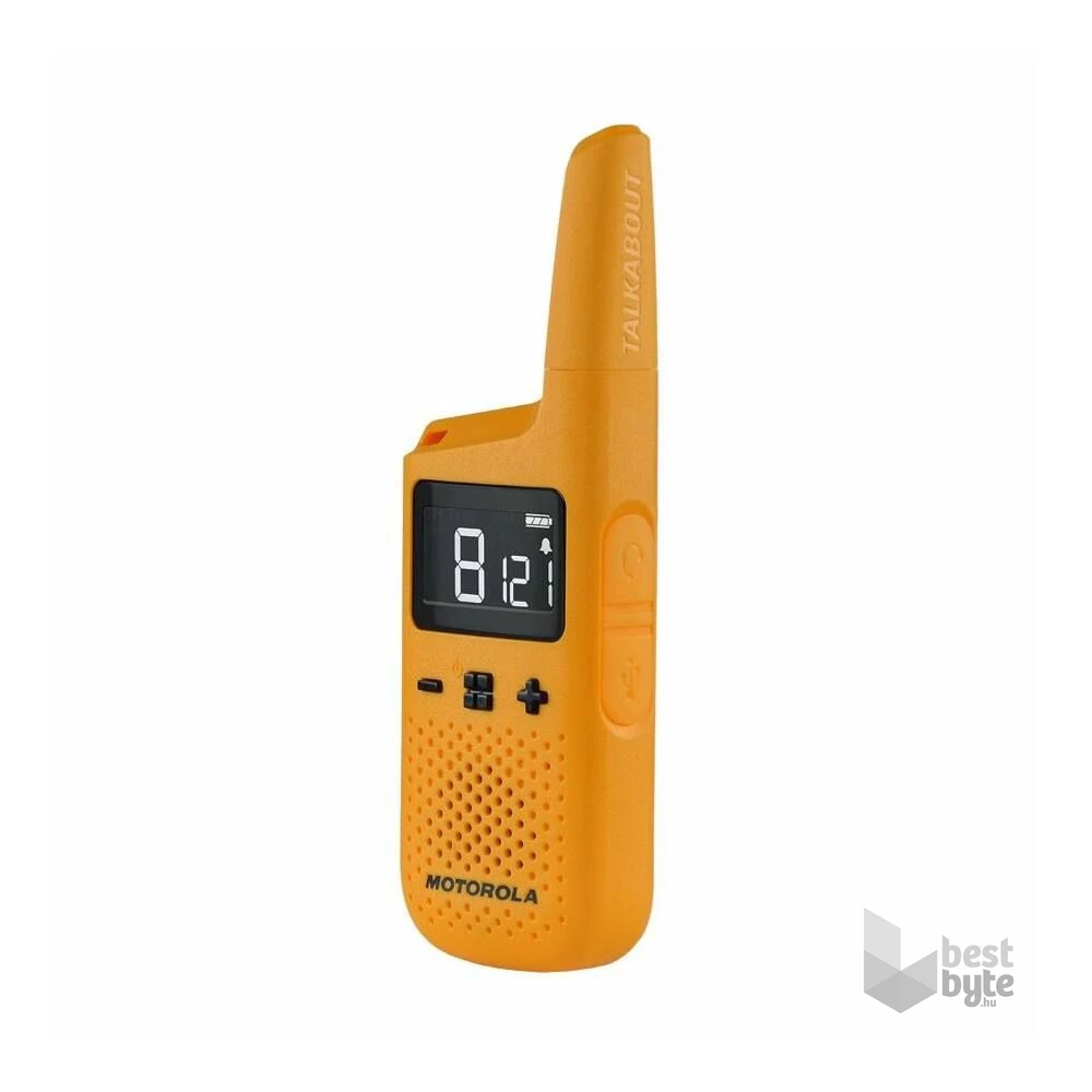 Motorola Talkabout T72 sárga walkie talkie (2db) + EU/UK adapter