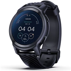 Motorola Watch 100 szilikon pántos fekete okosóra