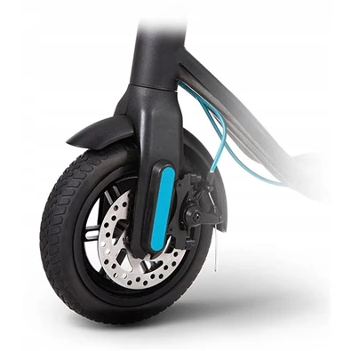 Motus Scooty 8,5" + (Plus) fekete-türkiz elektromos roller (felnőtteknek, 126 cm magas építésű)
