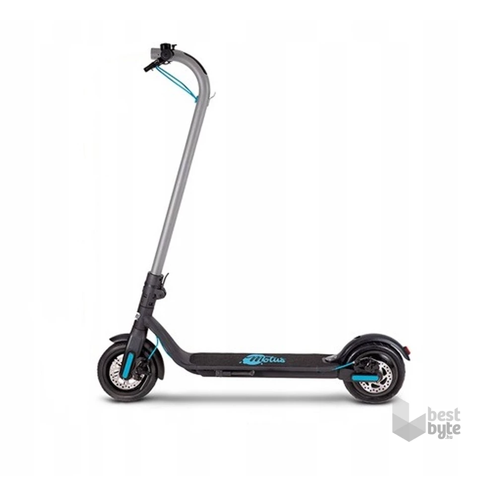 Motus Scooty 8,5" + (Plus) fekete-türkiz elektromos roller (felnőtteknek, 126 cm magas építésű)
