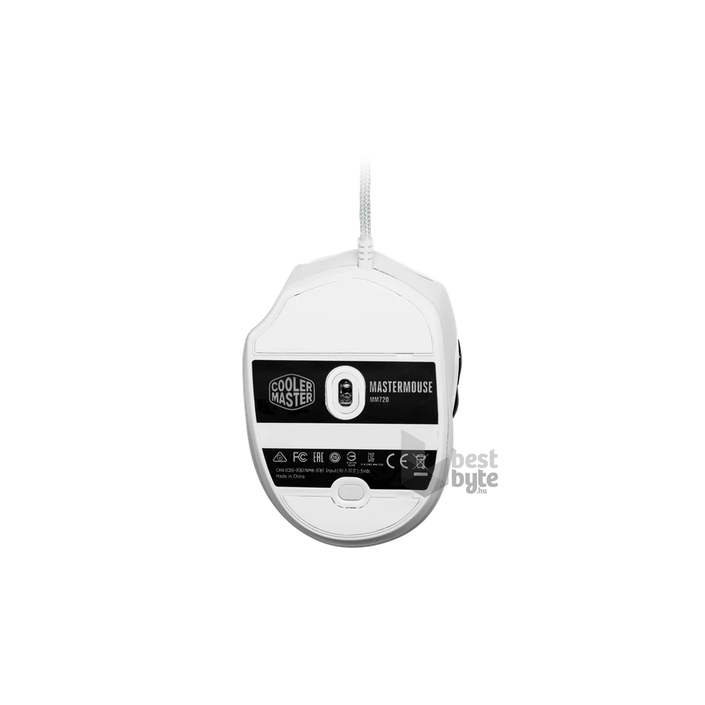 Mouse Cooler Master MM720 White Matte - MM-720-WWOL1