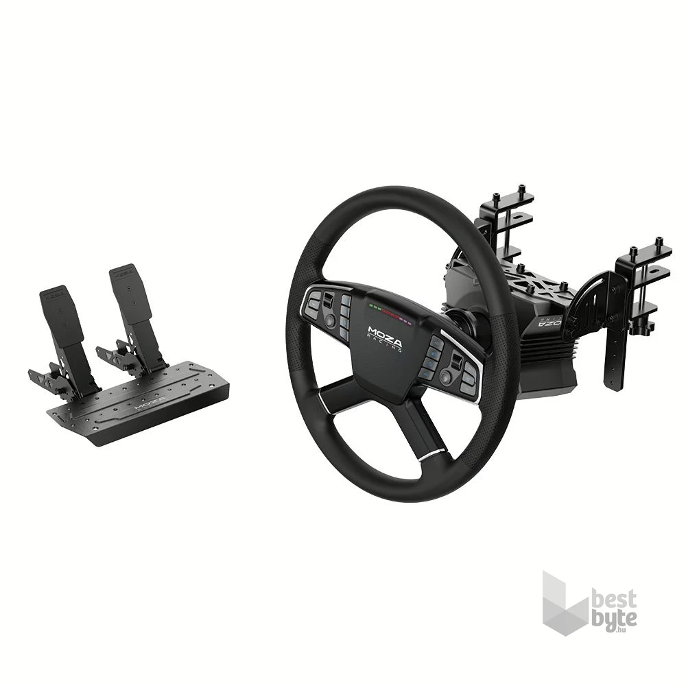 Moza Racing Trucking PC kamion/traktor TSW kormány + SR-P Lite pedál + R5 bázis+ bilincs