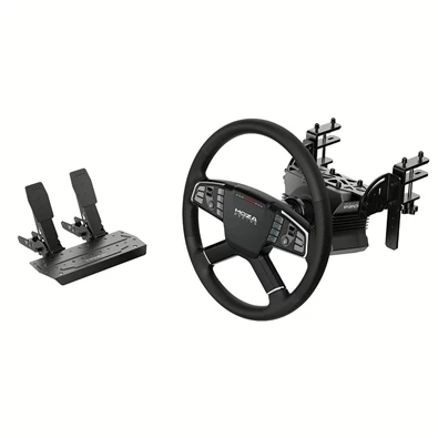 Moza Racing Trucking PC szimulátor szett - Kamion/Traktor, DD, R5 bázis, TSW kormány, SR-P Lite pedál, bilincs