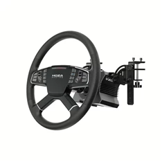 Moza Racing Trucking PC szimulátor szett - Kamion/Traktor, DD, R5 bázis, TSW kormány, SR-P Lite pedál, bilincs