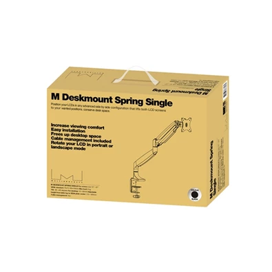 Multibrackets M Deskmount Gas Spring Single 15"-30" fekete asztali konzol
