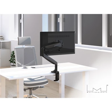 Multibrackets M Deskmount Gas Spring Single 15"-30" fekete asztali konzol