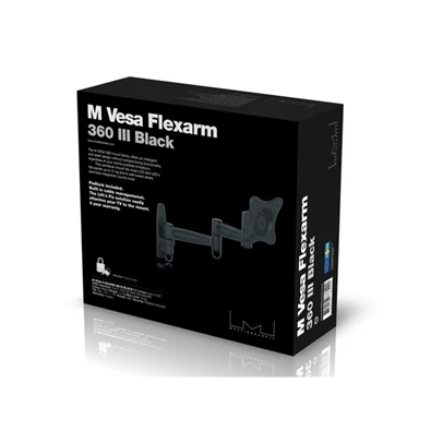 Multibrackets M VESA Flexarm 360 III fekete fali konzol