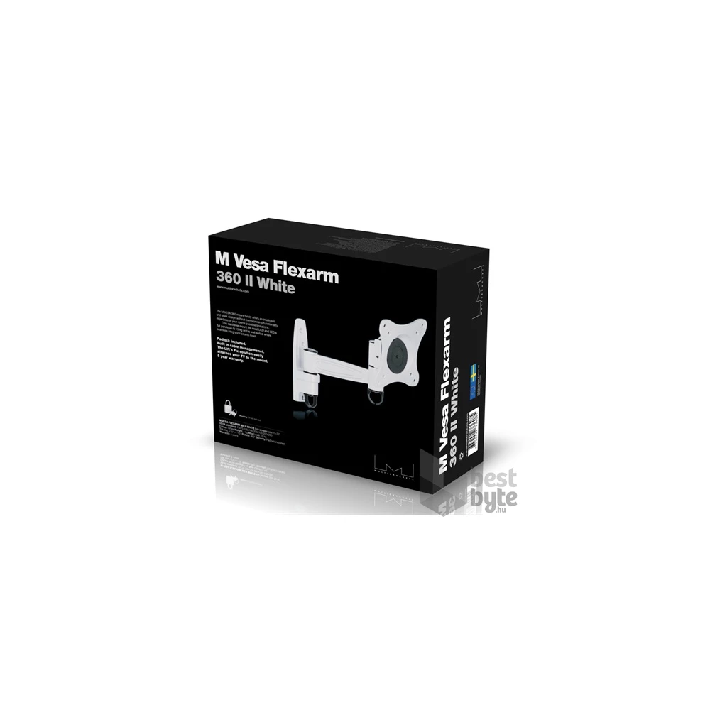Multibrackets M VESA Flexarm 360 II fehér fali konzol