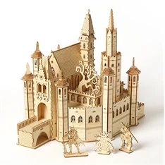 Multiversum 3D Fa Knight Castle Diorama 3D puzzle