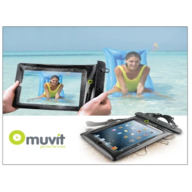 Muvit univerzális vízálló 10" fekete tablet tok