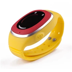MyKi Touch GPS/GSM piros-sárga helymeghatározós érintőkijelzős gyerekóra
