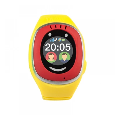 MyKi Touch GPS/GSM piros-sárga helymeghatározós érintőkijelzős gyerekóra