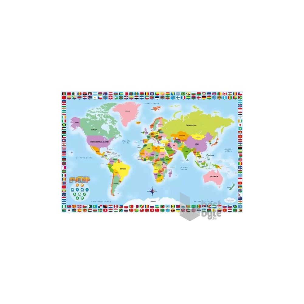 MyMap: Interaktív világtérkép PRO