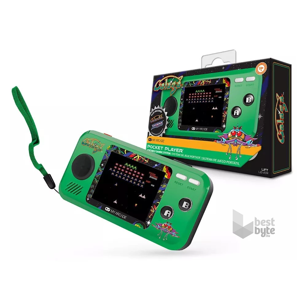 My Arcade DGUNL-3244 Galaga 3in1 Pocket Player hordozható kézikonzol