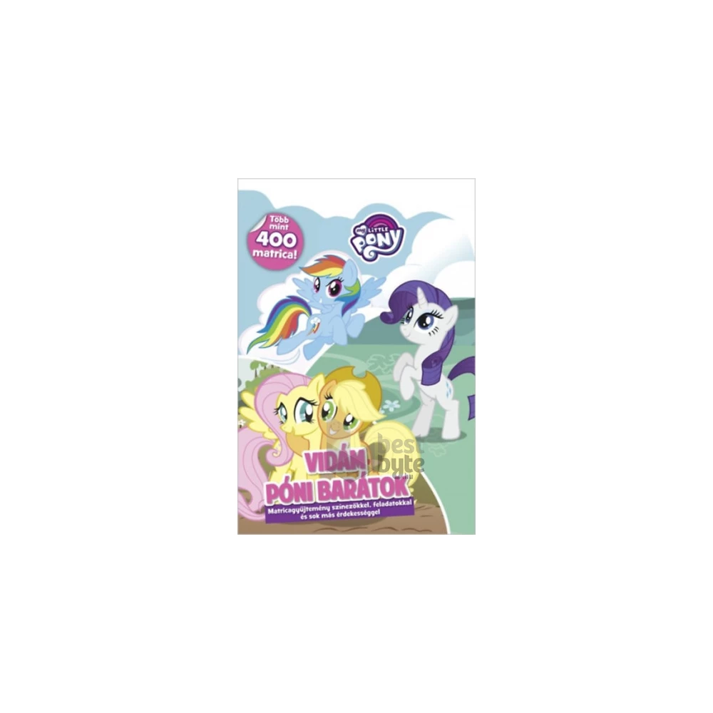 My Little Pony - Vidám póni barátok - Matricagyűjtemény színezőkkel