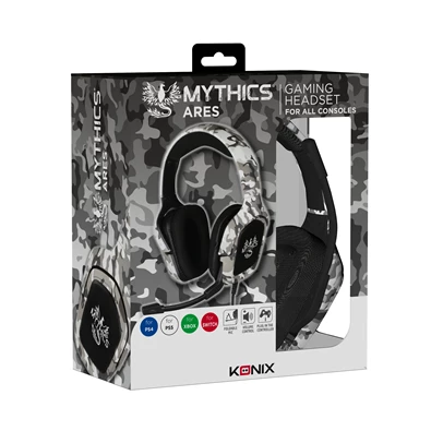 Mythics Ares camouflage vezetékes headset