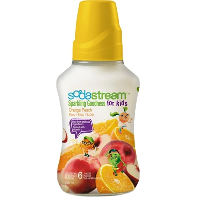 Sodastream Narancs-őszibarack gyermek szörp (750ml)