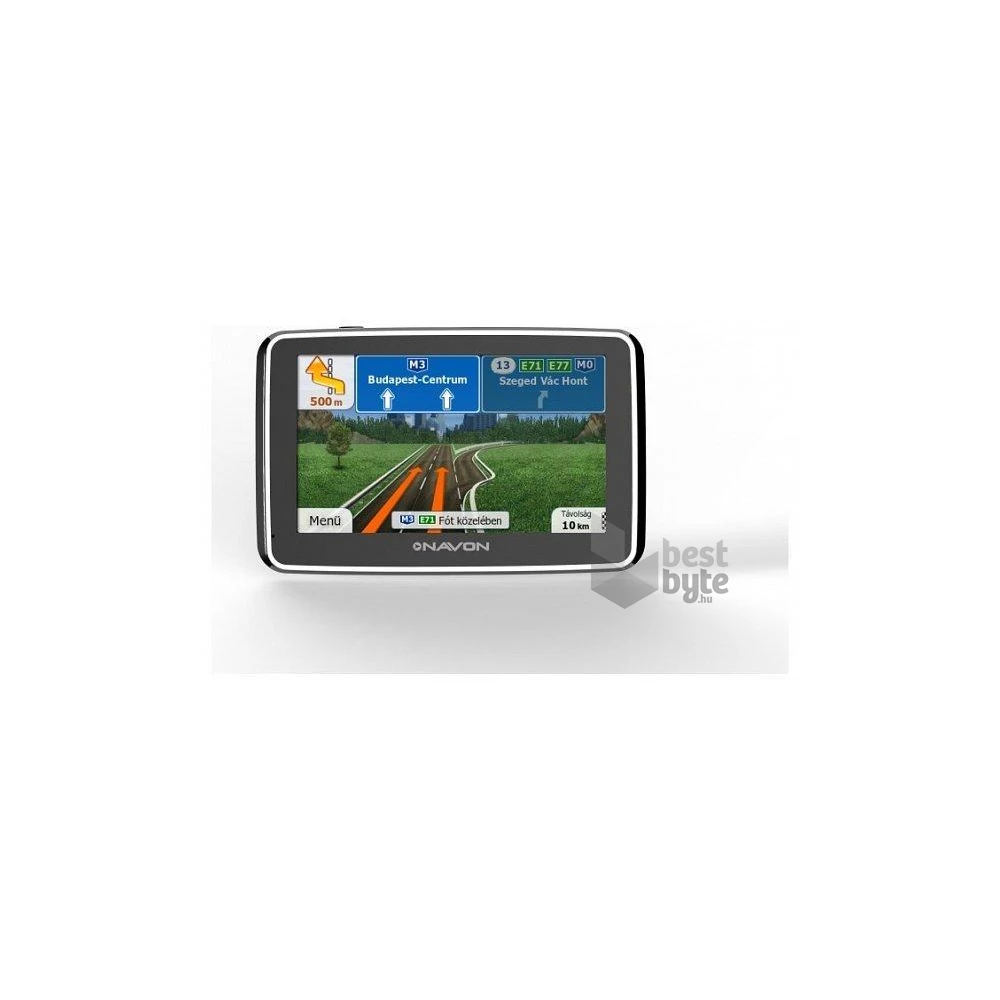 NAVON N490 Plus 4,3" iGO8 Európa élettartam térképpel GPS navigáció