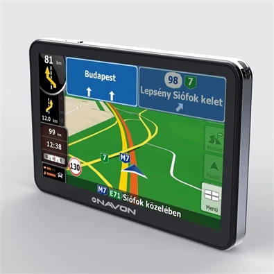 NAVON N670 plus 5" iGO8 Európa (40 ország) GPS navigáció