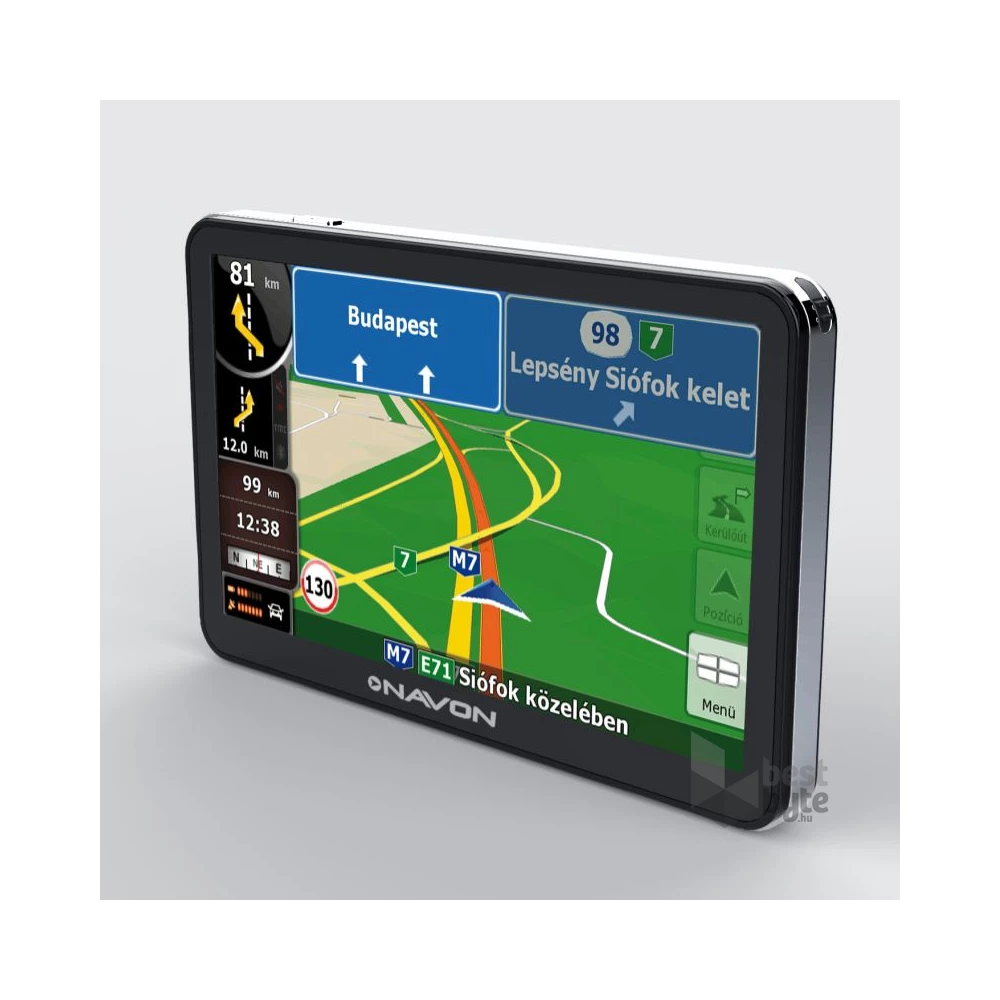NAVON N670 plus 5" iGO8 Európa (40 ország) GPS navigáció