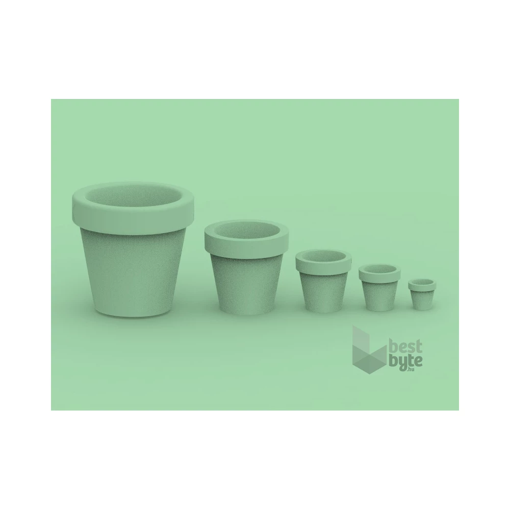 NGA Magnolia 45 43x45cm fehér LED kaspó