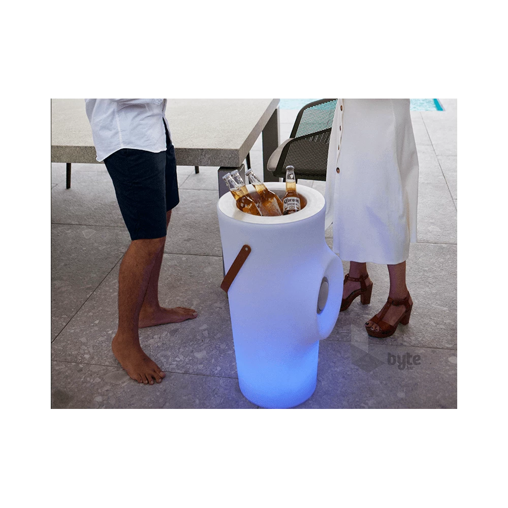 NGA Woody napelemes RGB LED álló italhűtő