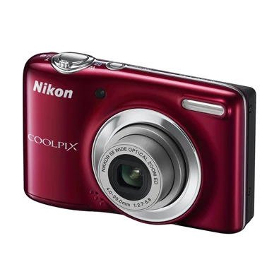 NIKON Coolpix L25 Vörös 10MP digitális fényképezőgép
