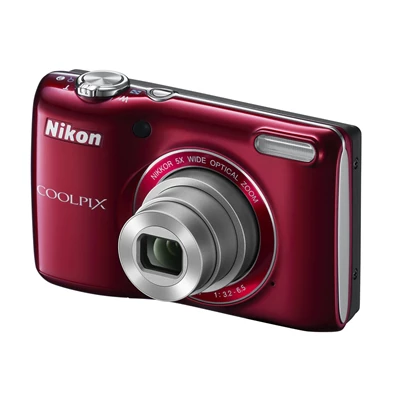 NIKON Coolpix L26 Vörös 16MP digitális fényképezőgép
