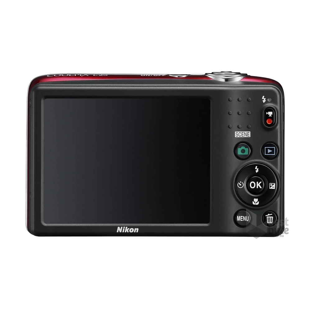 NIKON Coolpix L25 Vörös 10MP digitális fényképezőgép