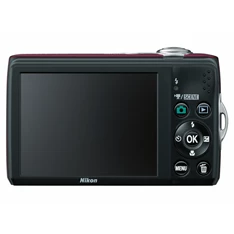 NIKON Coolpix L22 digitális fényképezőgép vörös 12MP