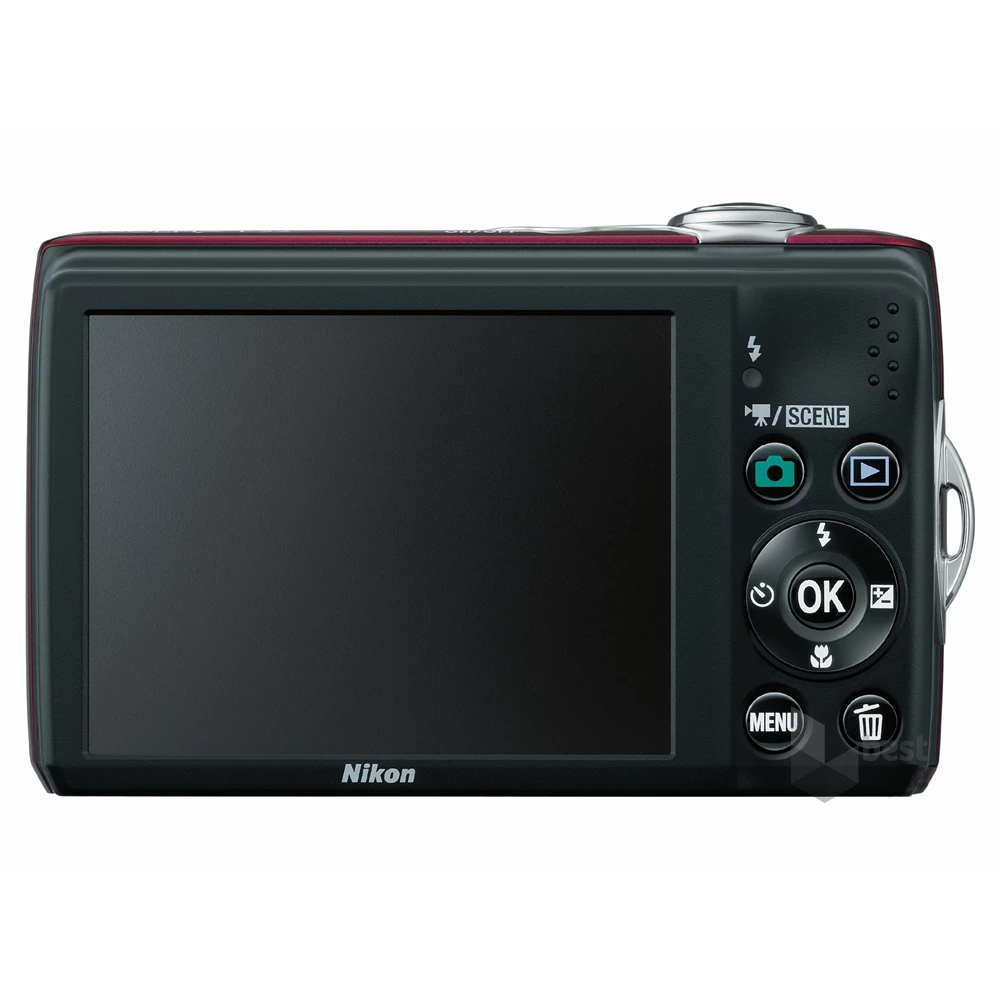 NIKON Coolpix L22 digitális fényképezőgép vörös 12MP